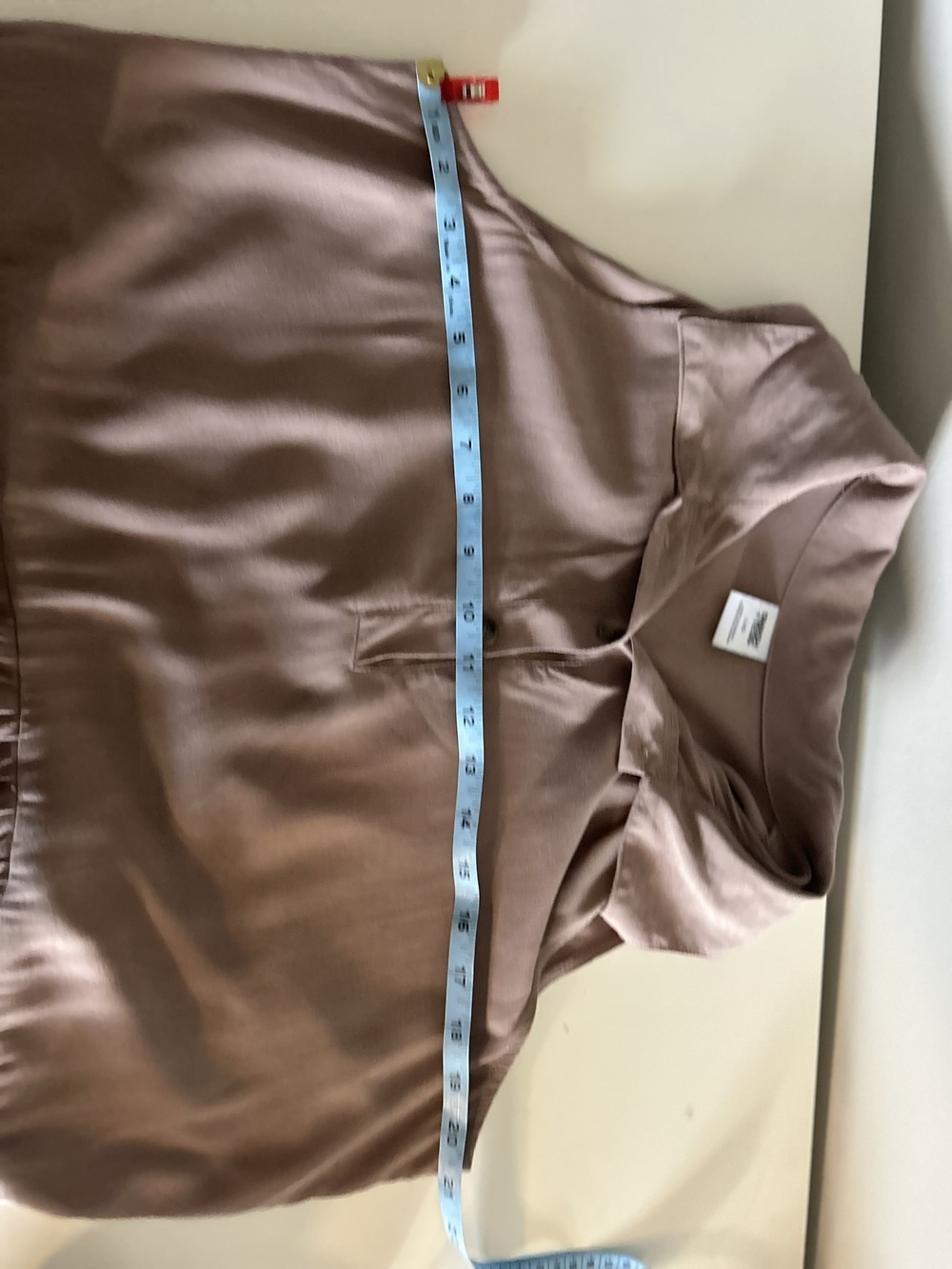 Smash + Tess Daphne Sleeveless Drop Waist Dress Neutral Tan L - Picture 5 of 8